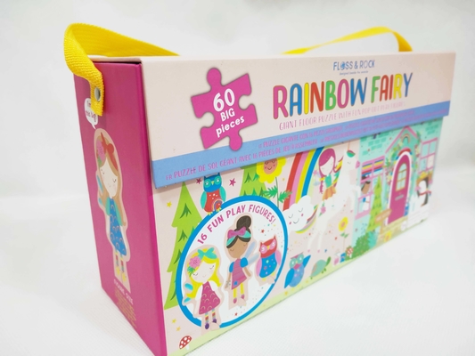 İyi bir fiyat. 60 pcs Rainbow Fairy Karton Bulmaca Büyük Parça Bulmacalar Eğlenceli Pop Out Oyun Figürleri çevrimiçi