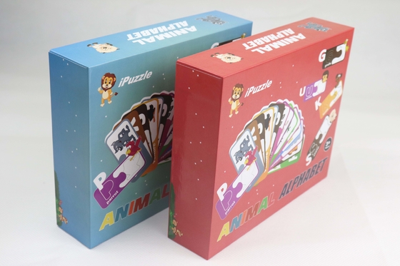 İyi bir fiyat. 2mm Kalınlığı 27pcs Kağıt Puzzle Set Offset Baskı çevrimiçi